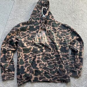 Huck outdoors retro camo hoodie